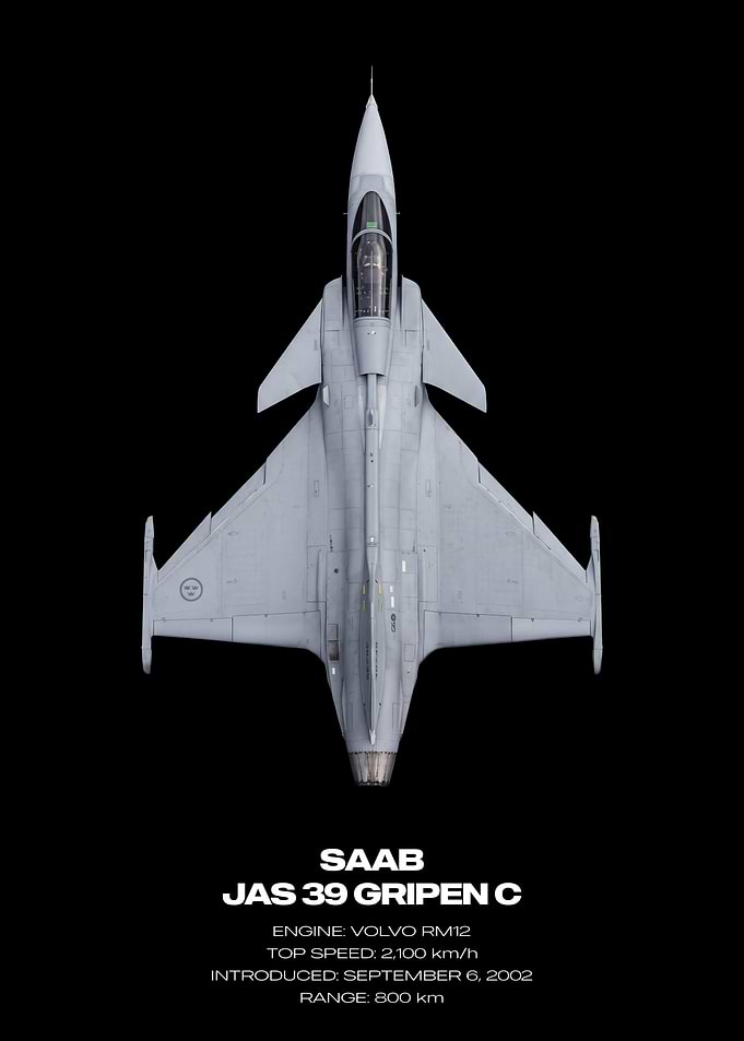 Saab JAS 39 Gripen C Fighter Jet