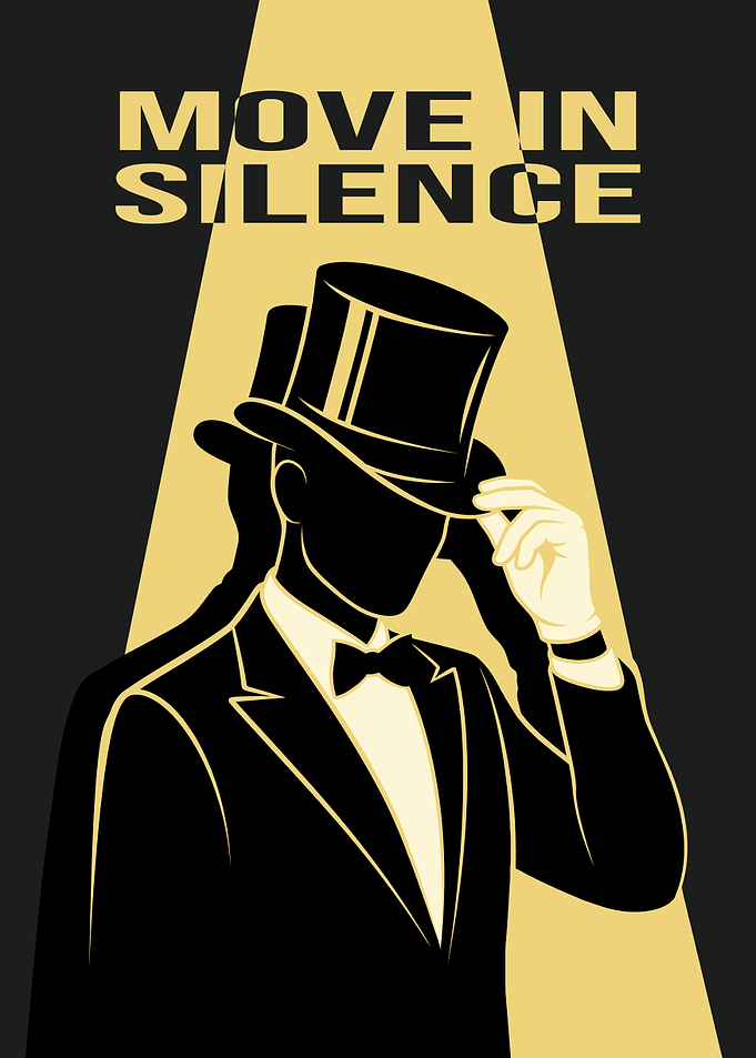 Move In Silence Motivational Success Mindset