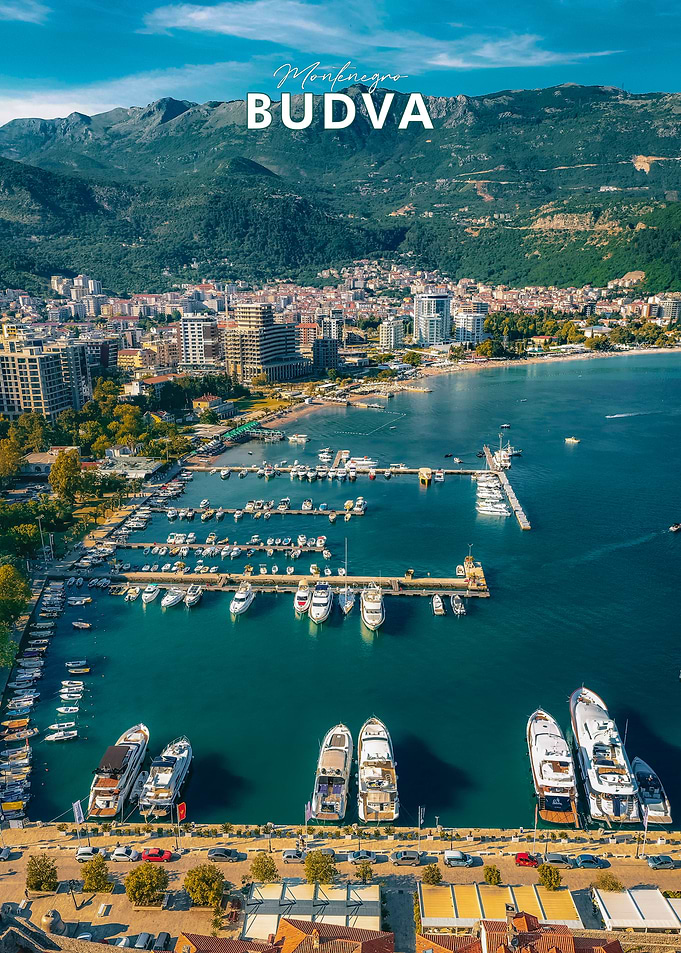 Budva, Montenegro Coastal Cityscape