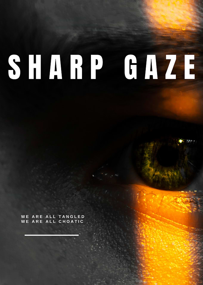 Sharp Gaze Eye Close-up