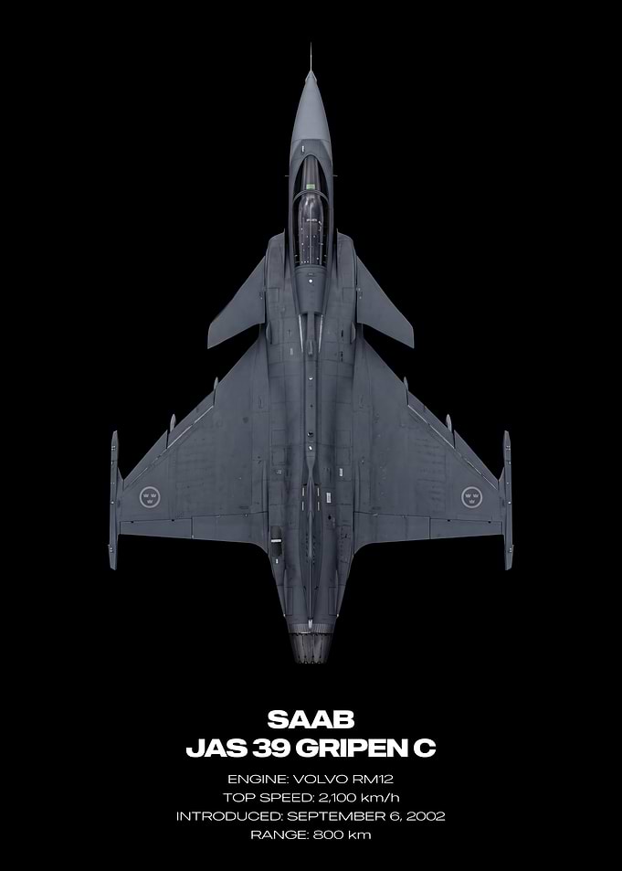 Saab JAS 39 Gripen C Fighter Jet