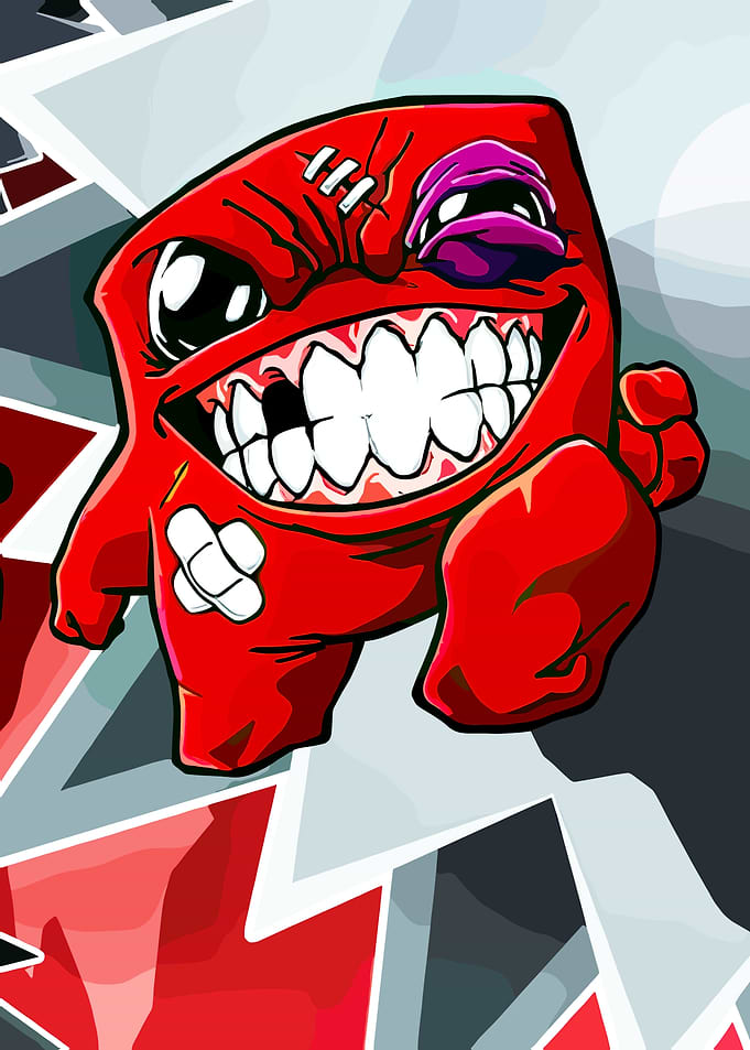 Injured Red Character with Bandages