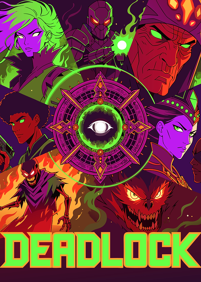 Deadlock Video Game Poster