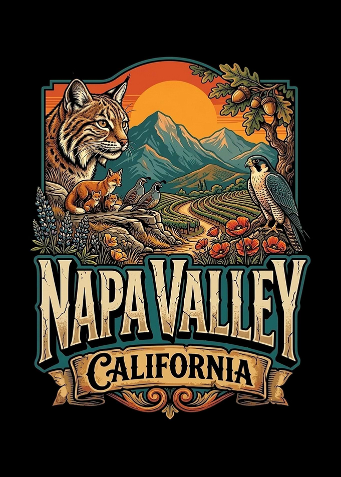 Napa Valley California Wildlife Landscape