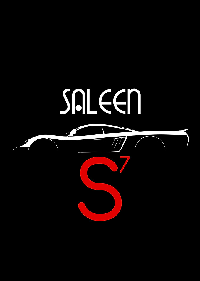 Saleen S7 Car Silhouette