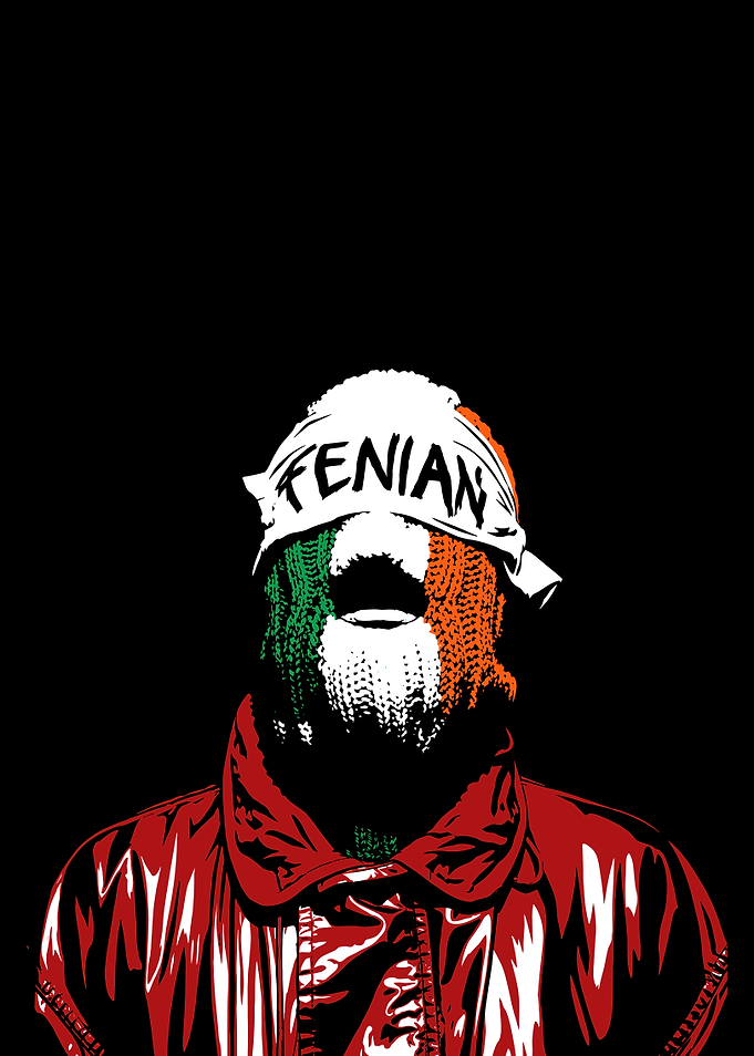 Fenian Masked Figure