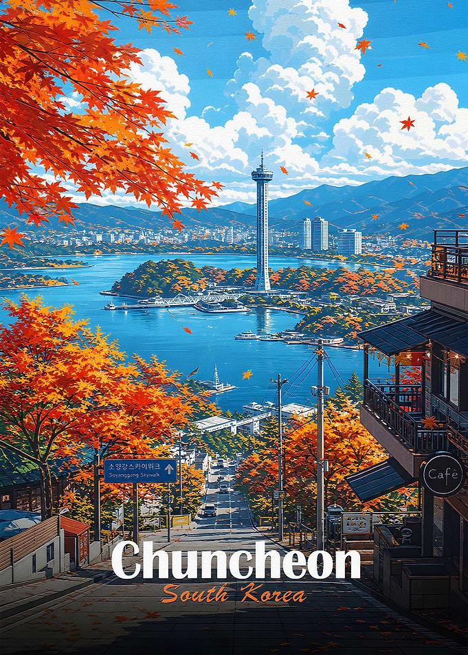 Chuncheon South Korea Autumn View