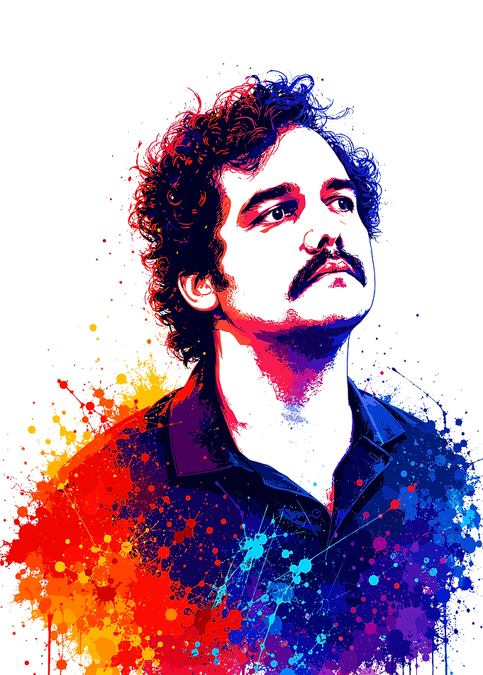 Colorful Portrait of a Man