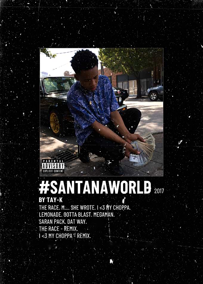 Tay-K #SantanaWorld Album Cover