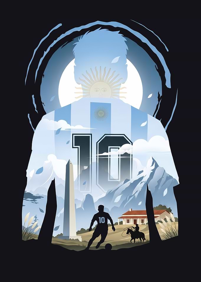 Lionel Messi Argentina Landscape