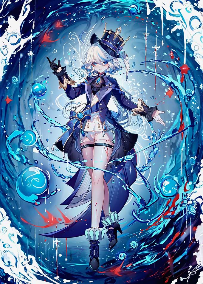 Girl with Water Magic