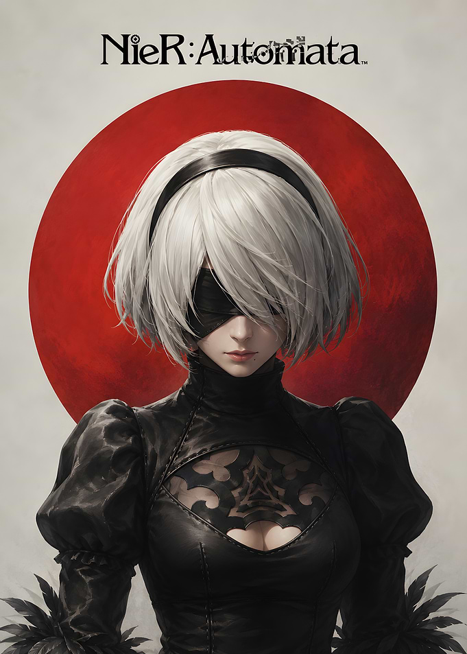 NieR: Automata 2B Artwork