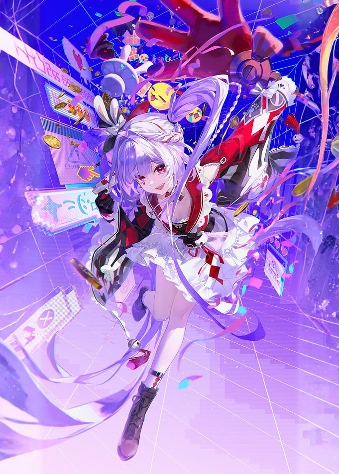 Girl in Futuristic Setting