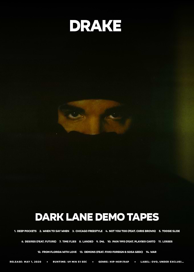 Drake Dark Lane Demo Tapes Album Art