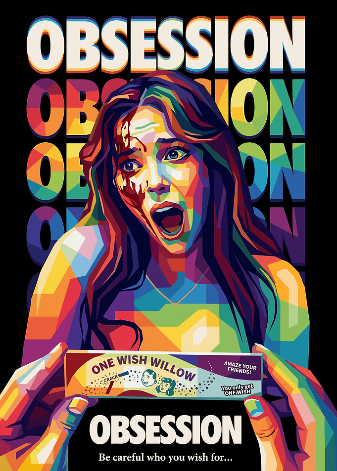 Obsession Pop Art Horror Poster