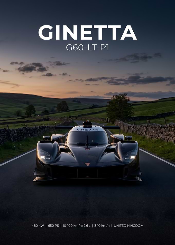 Ginetta G60-LT-P1 Race Car