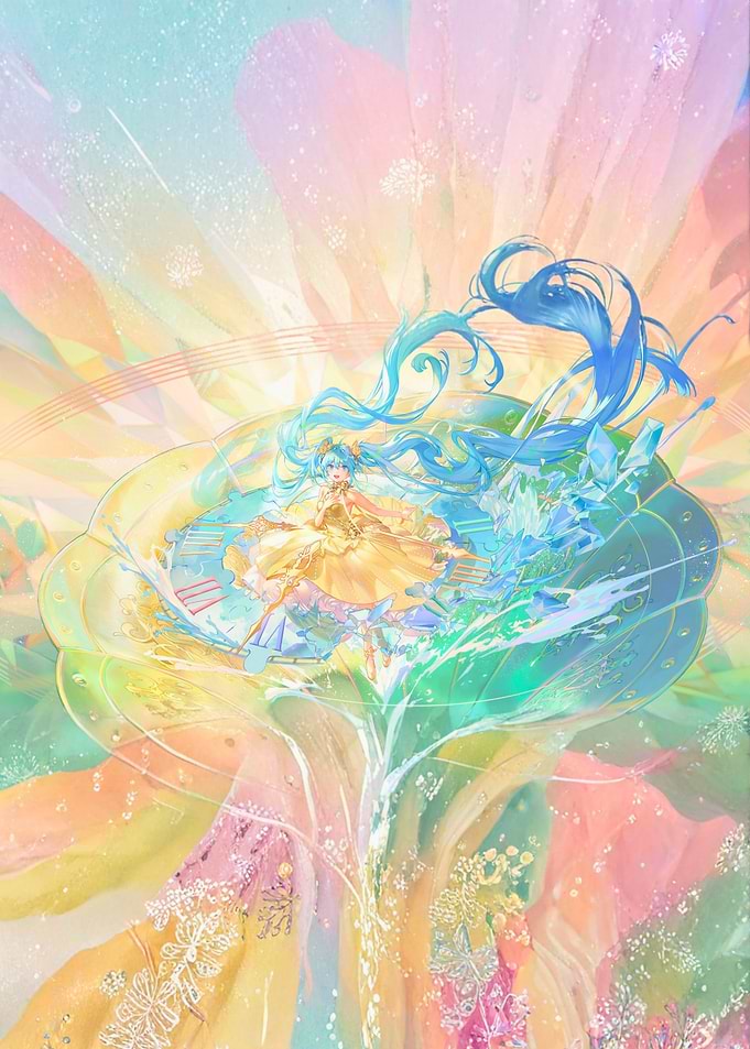 Magical Girl in Watery Bloom