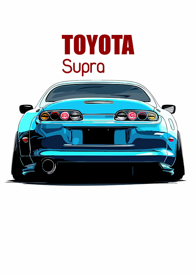 Toyota Supra Rear View