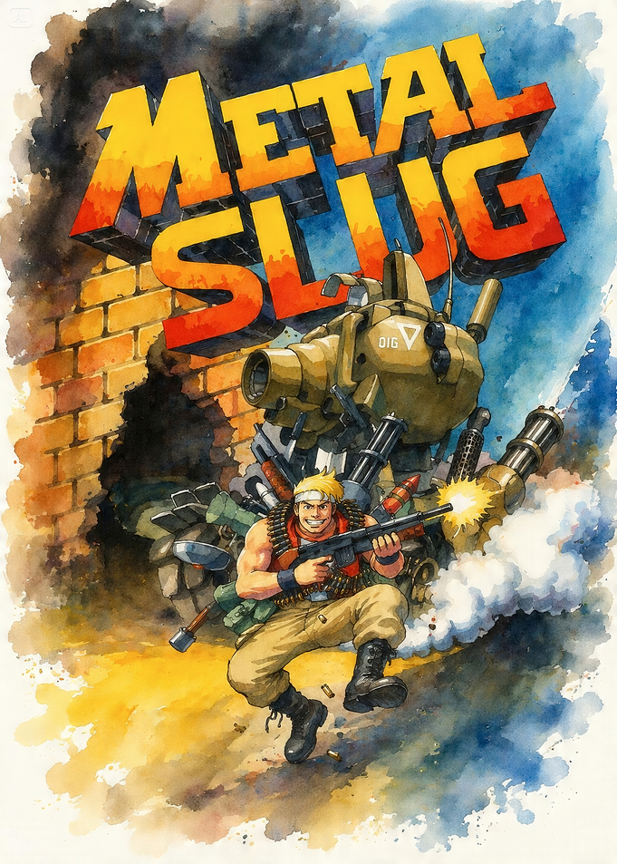 Metal Slug Game Art
