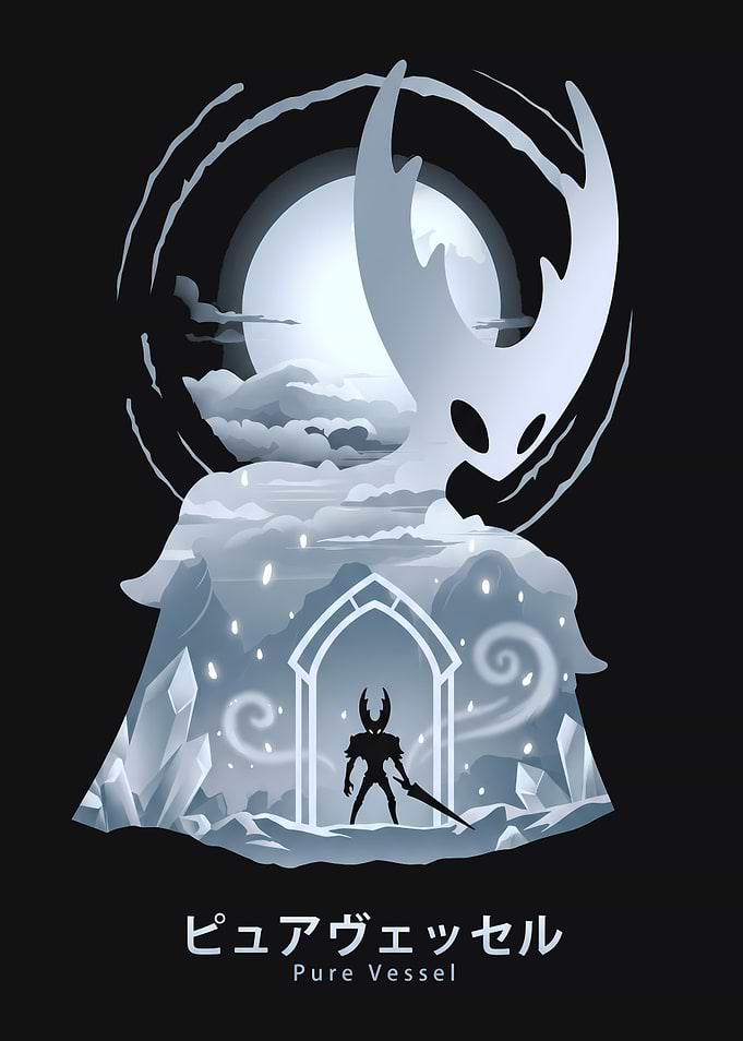 Pure Vessel Silhouette Art