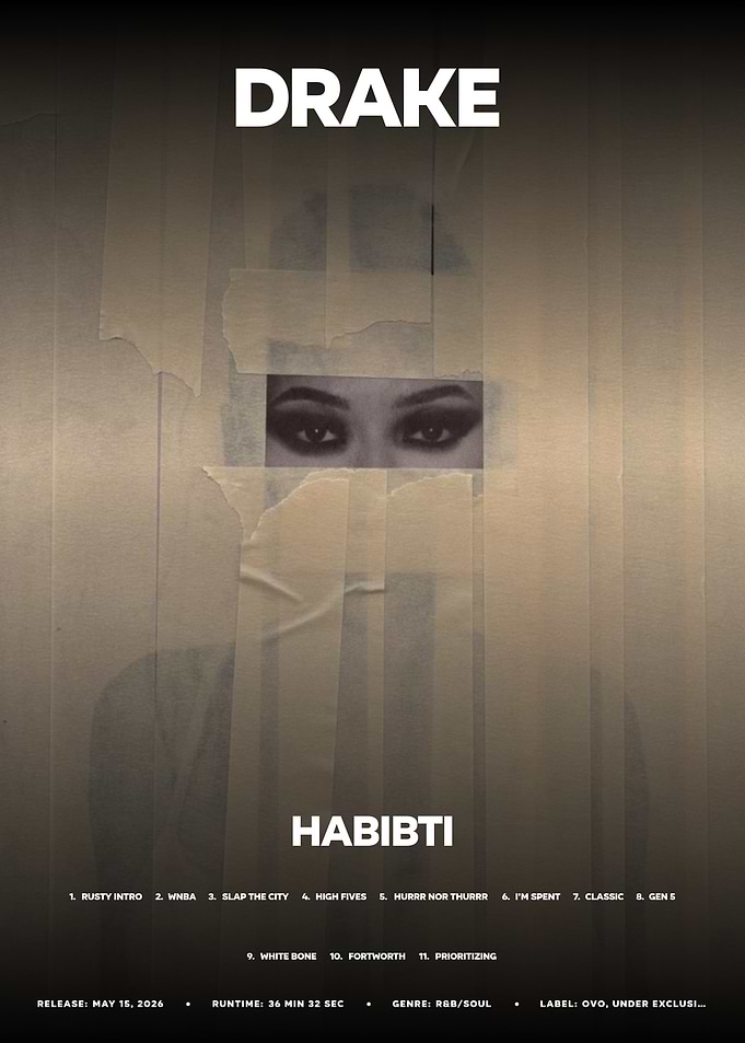 Drake Habibi Album Cover