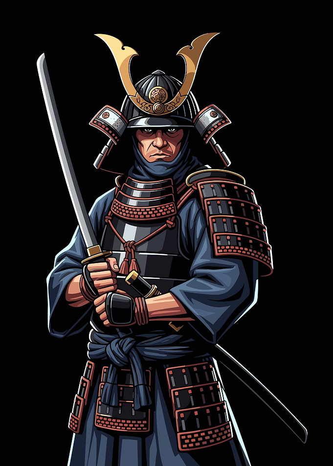 Samurai Warrior with Katana