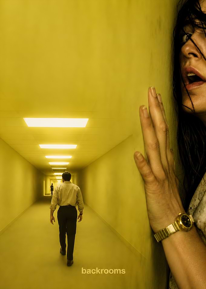 Backrooms Horror Movie Poster