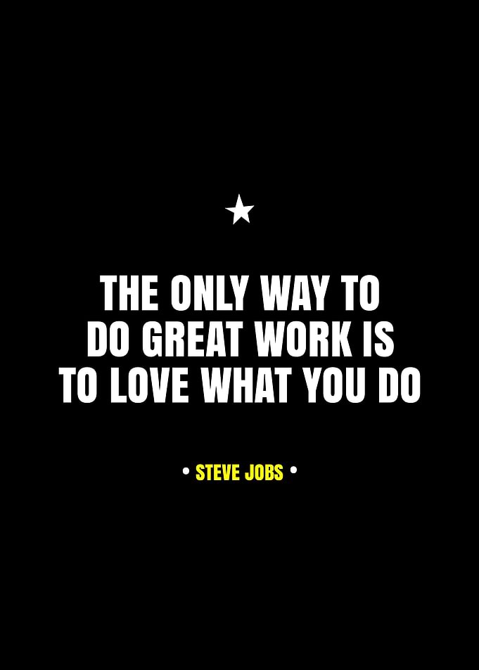 Steve Jobs Quote on Work