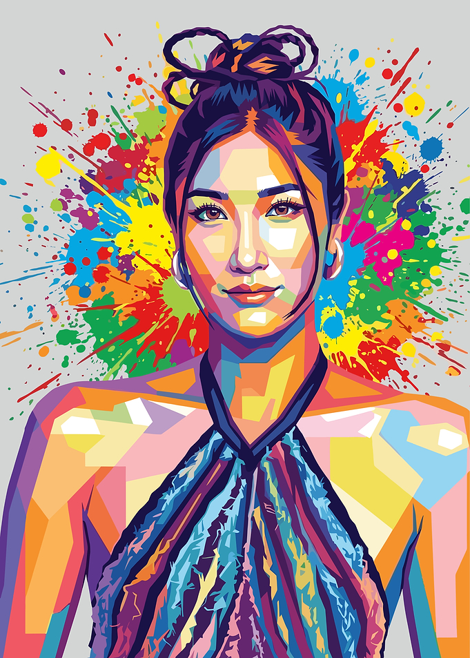 Ejae Pop Art Portrait