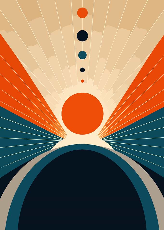 Abstract Cosmic Sunrise