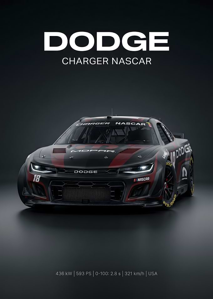 Dodge Charger NASCAR Race Car