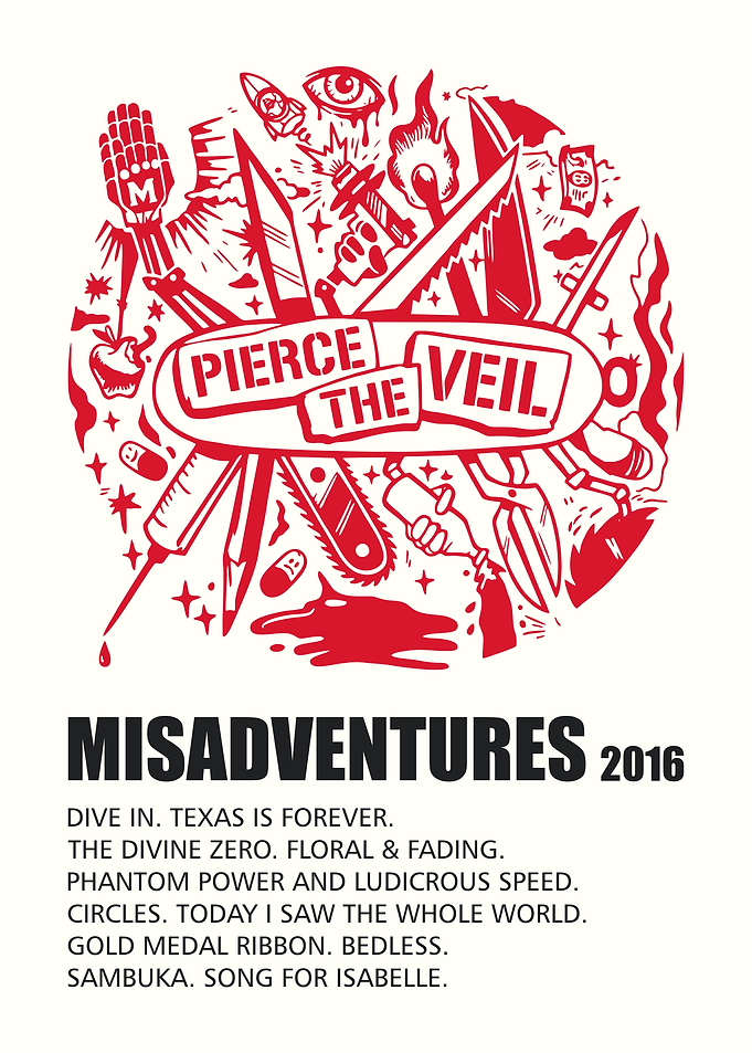 Pierce The Veil Misadventures Album Art