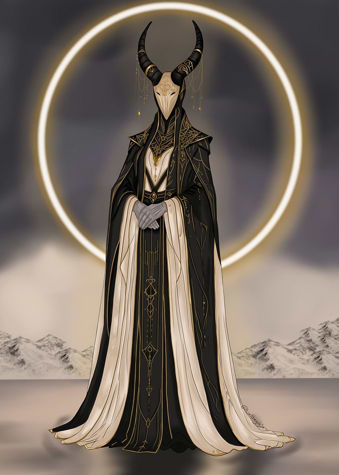 Royal Figure in Ornate Robes