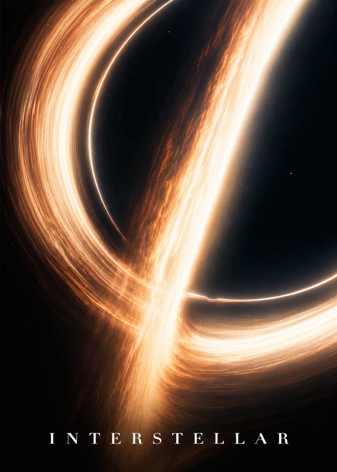 Interstellar Black Hole Poster