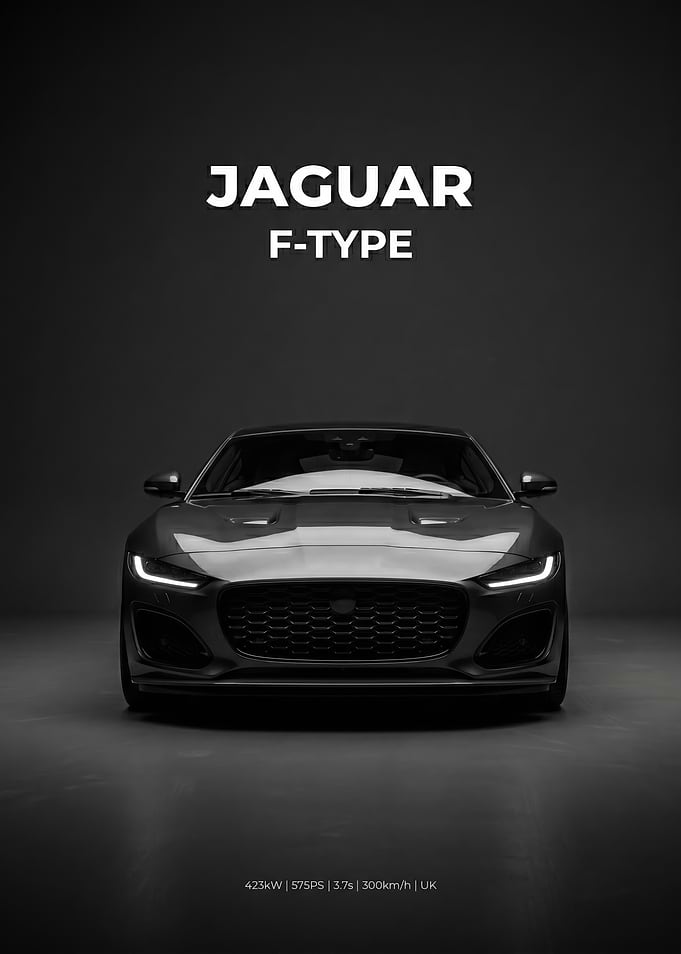 Jaguar F-Type Front View