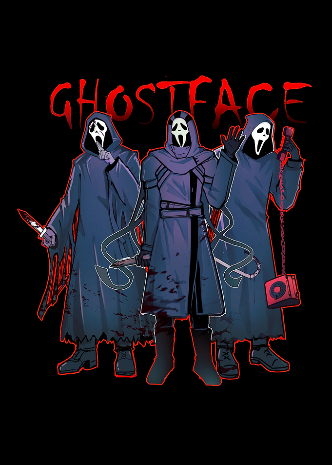 Ghostface Trio with Weapons