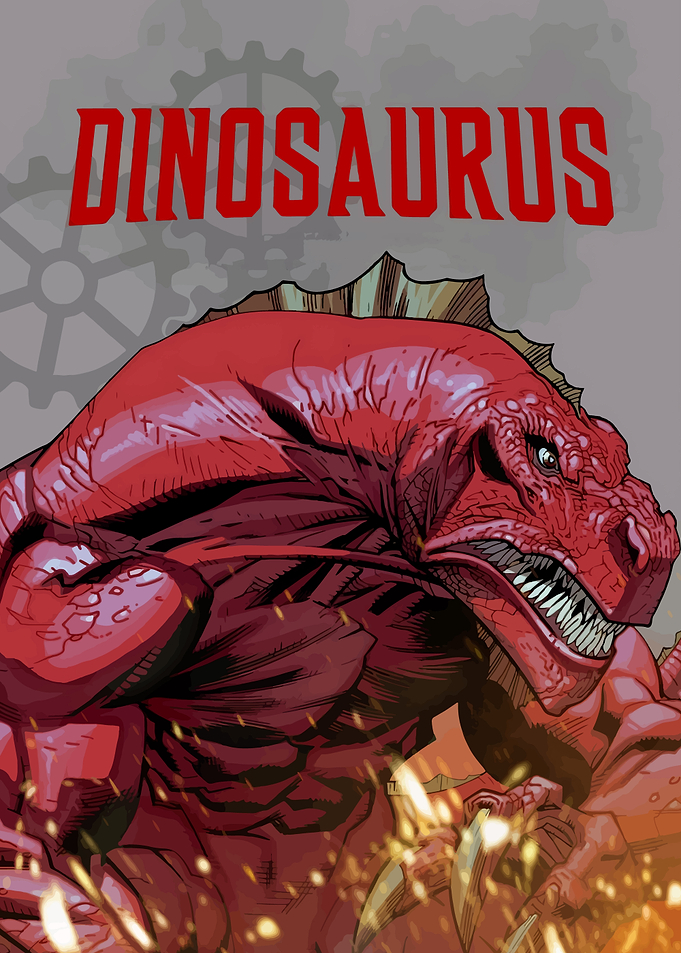 Dinosaurus Comic Art