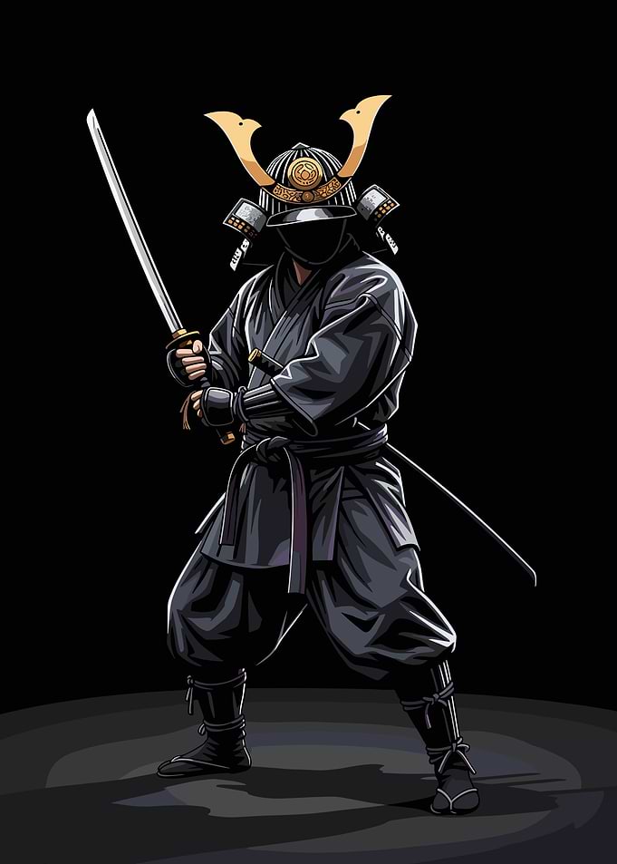 Samurai Warrior with Katana