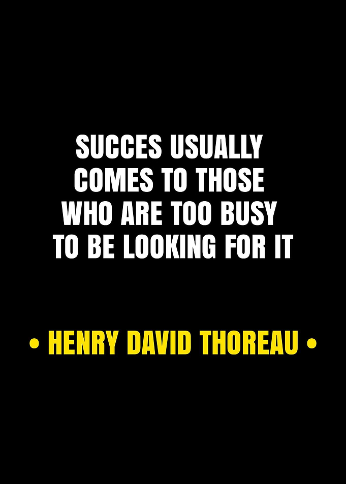 Success Quote by Henry David Thoreau