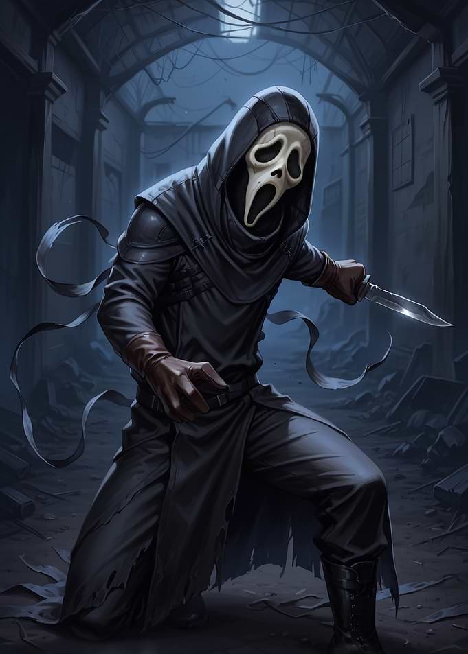 Ghostface Killer with Knife