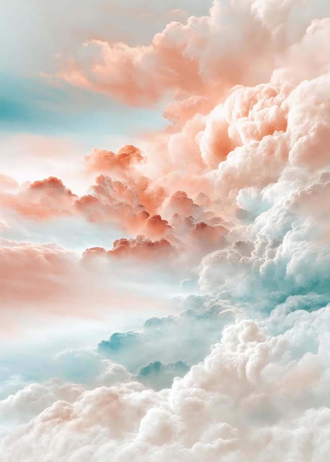 Dreamy Clouds at Sunset
