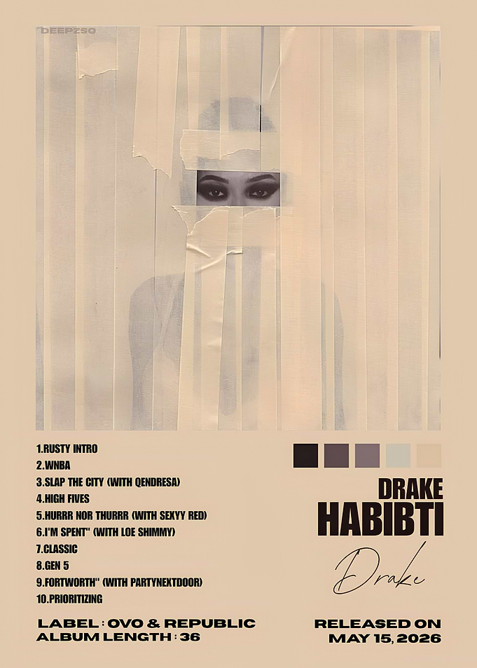 Drake's Habibi Album Cover
