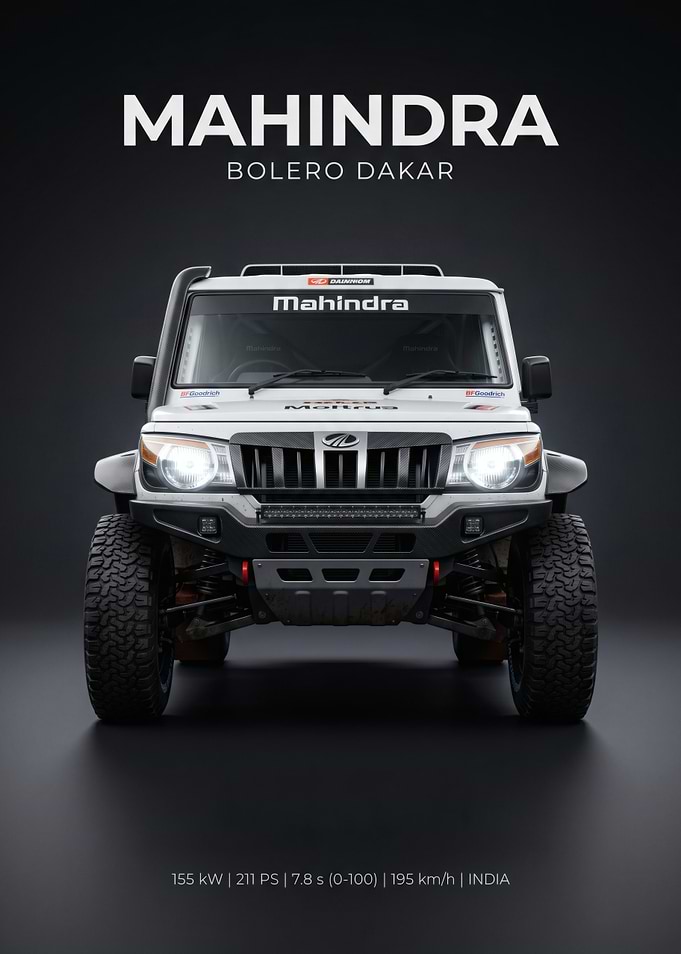 Mahindra Bolero Dakar Rally Car