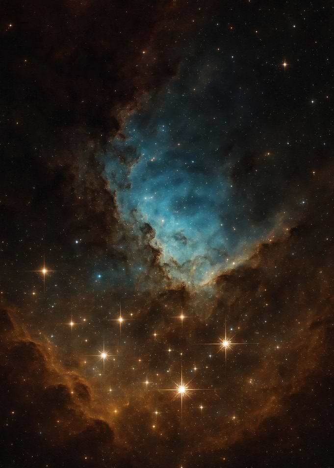 Hubble NGC 602 Star Cluster – Cosmic Nebula with Stars