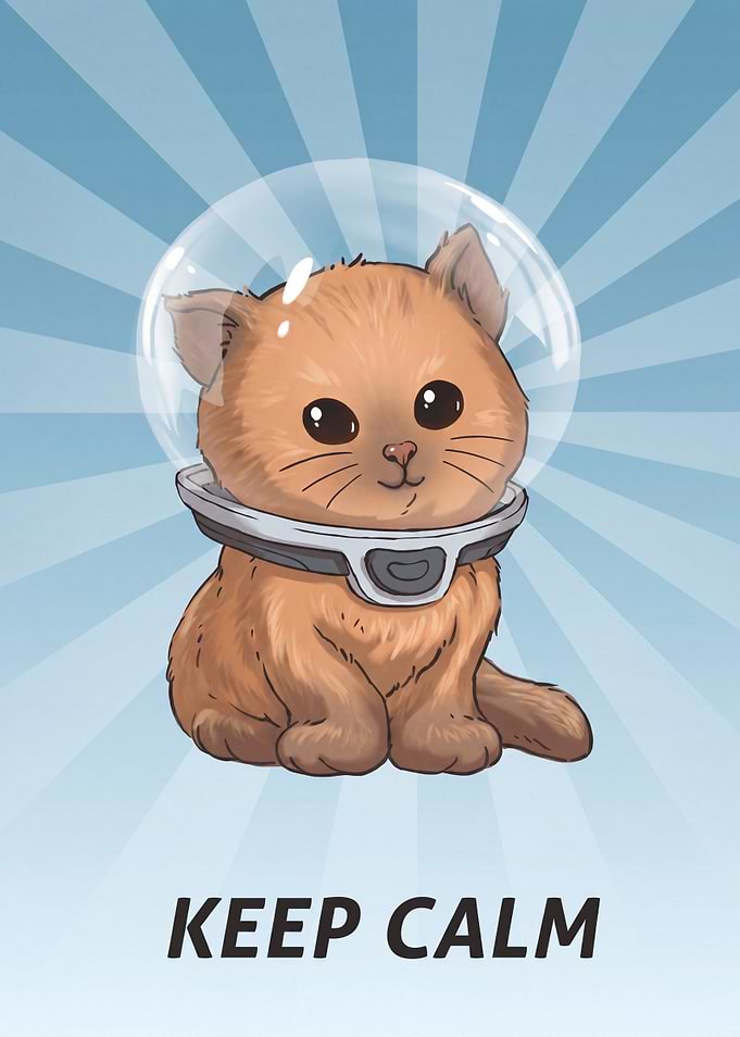 Keep Kalm Subnautica Cat