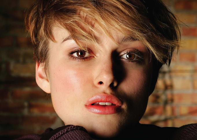 Close-up Portrait of Keira Knightley