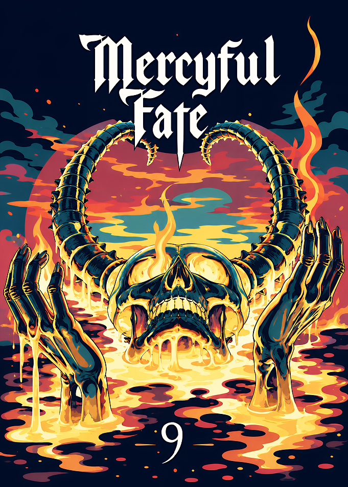 Mercyful Fate Skull and Hands