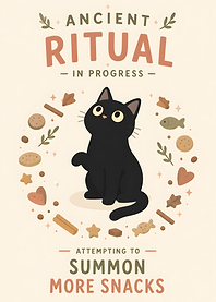 Black Cat Summoning Snacks