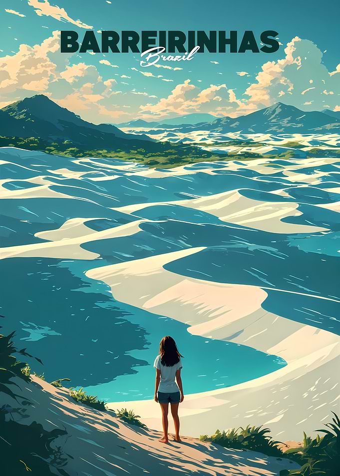 Contemplating the Ethereal Lencois Maranhenses