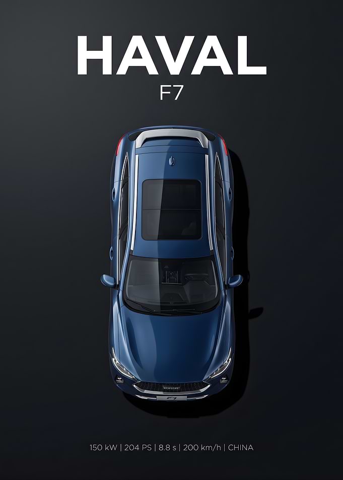 Haval F7 Top View